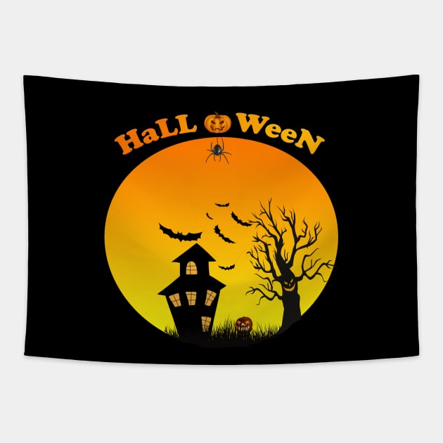 happy halloween Tapestry by Nice Shop