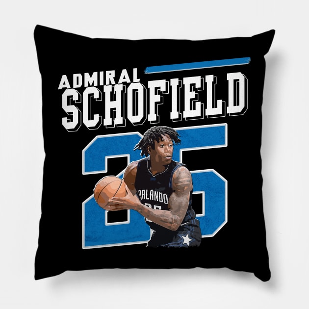 Admiral Schofield Pillow by WYATB Art