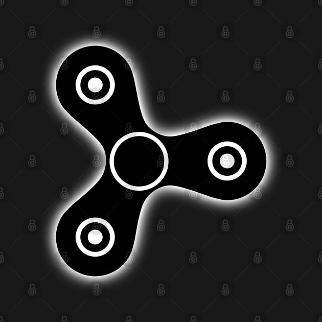 Fidget Spinner - Black by Introvert