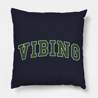 Vibing Varsity Pillow