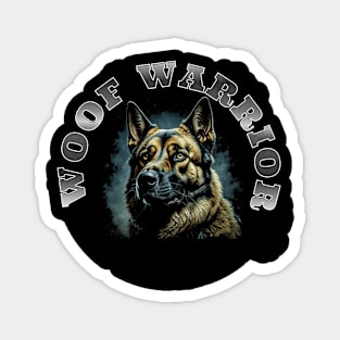 German Shepherd Funny Dog Pun Magnet