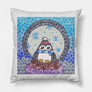 George the Penguin Pillow