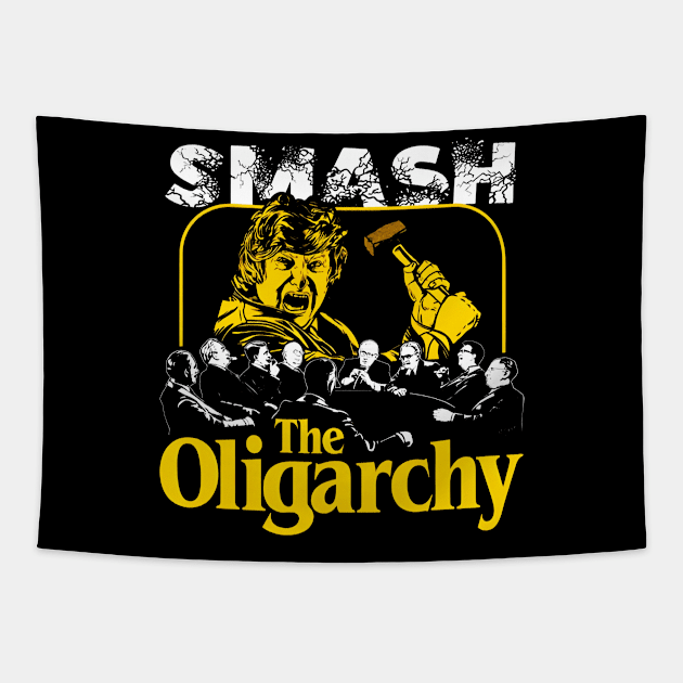 Smash the Oligar Tapestry by erixwhite