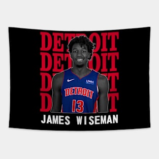 Detroit Pistons James Wiseman 13 Tapestry
