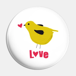 LOVE BIRD Pin