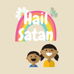 Hail Satan Cute Kids T-Shirt