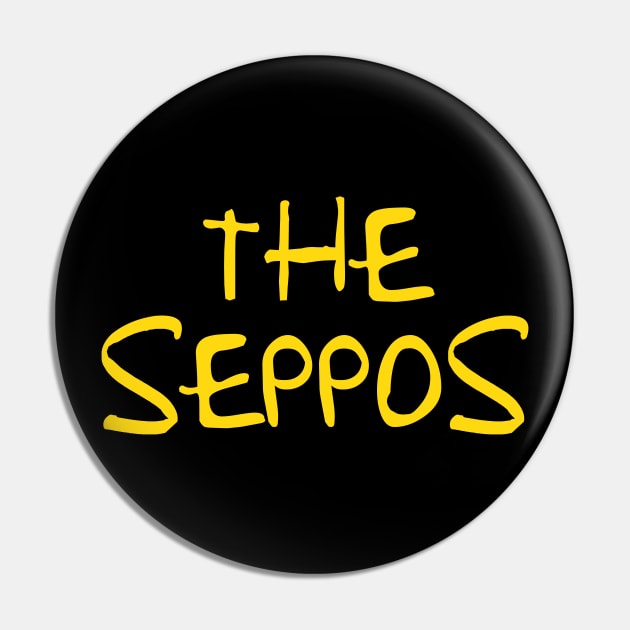 The Seppos - Rock Bottom Meme War Pin by MonkeyButlerDesigns