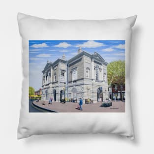 The Market Cross Bury St.Edmunds Painting Pillow