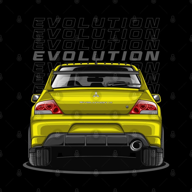 Lancer EVO IX GT (Monte Carlo Yellow) by Jiooji Project