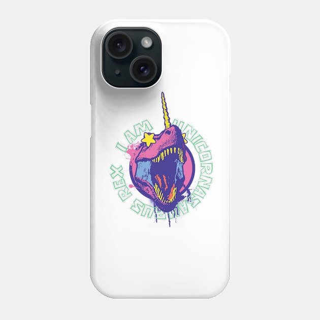 I Am Unicornasaurus Rex Phone Case by ArtUrzzz