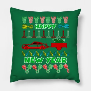 Merry chrismas, happy newyear, car guy, car enthusiast merry chrismas (911) Pillow