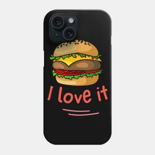 i love fast food Phone Case