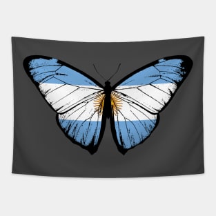 Vintage Argentina Butterfly Moth | Pray For Argentina and Stand with Argentina Tapestry
