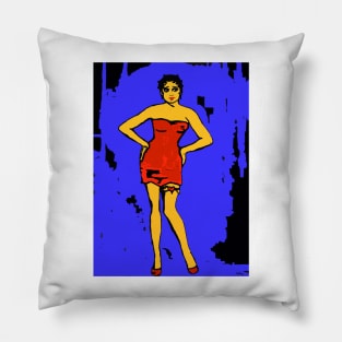 Femme Fatale Flapper Bo Boop Be Doo #2 Pillow