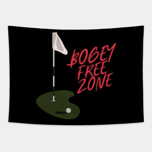 Bogey Free Zone Golf Apparel Tapestry