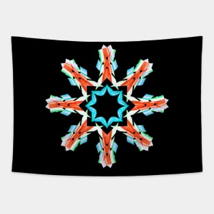 Red and blue Star Tapestry