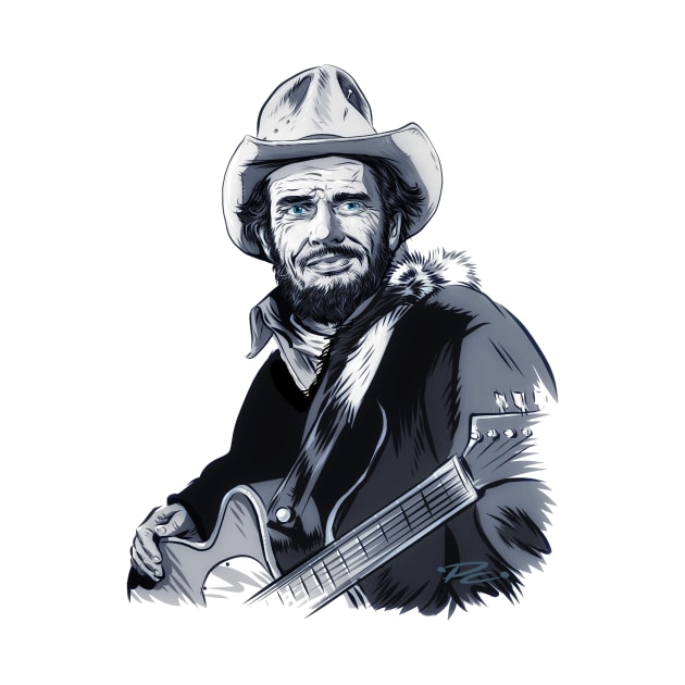 Merle Haggard - An illustration by Paul Cemmick by PLAYDIGITAL2020