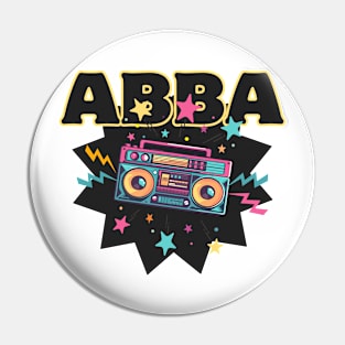 Abba Vintage old 90s Pin