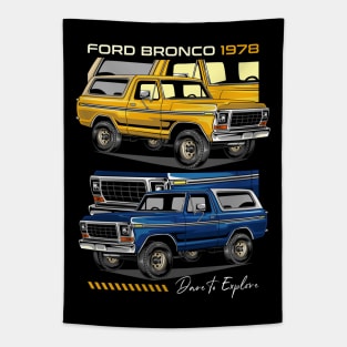 1978 Bronco Safari Car Tapestry