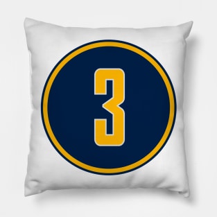 Aaron Holiday Number 3 Jersey Indiana Pacers Inspired Pillow