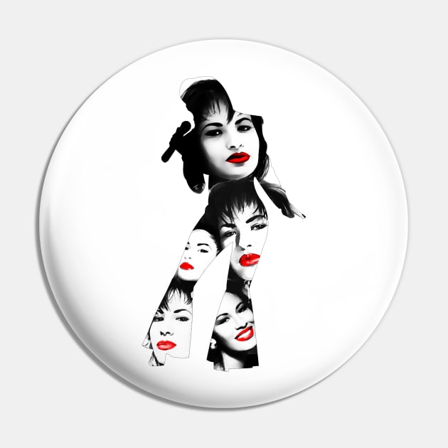 Selena - Silhouette Pin by MAG