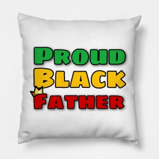 Proud black father Pillow