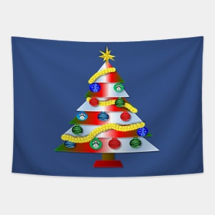 Merry Christmas Fantasy Tree Tapestry