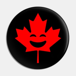 Hoorah for Canada Happy Canada T Shirt Pin