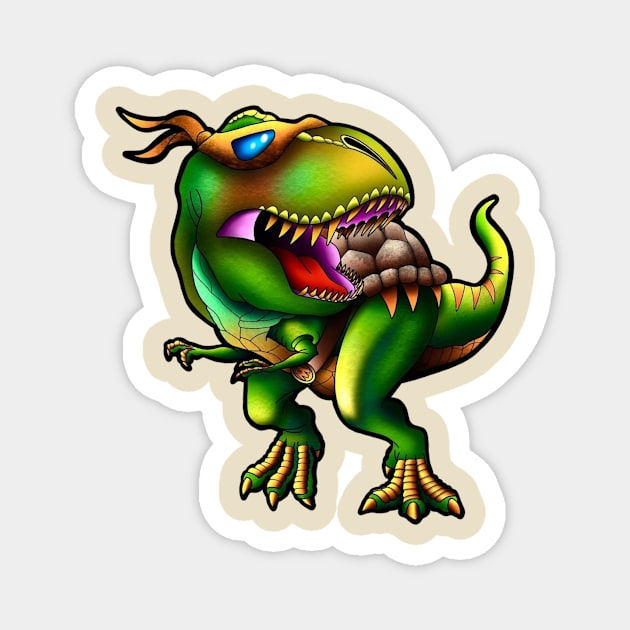 michelangelo dino Magnet by primemoment