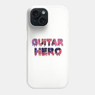 Guitar hero-typography fullcolor design Phone Case