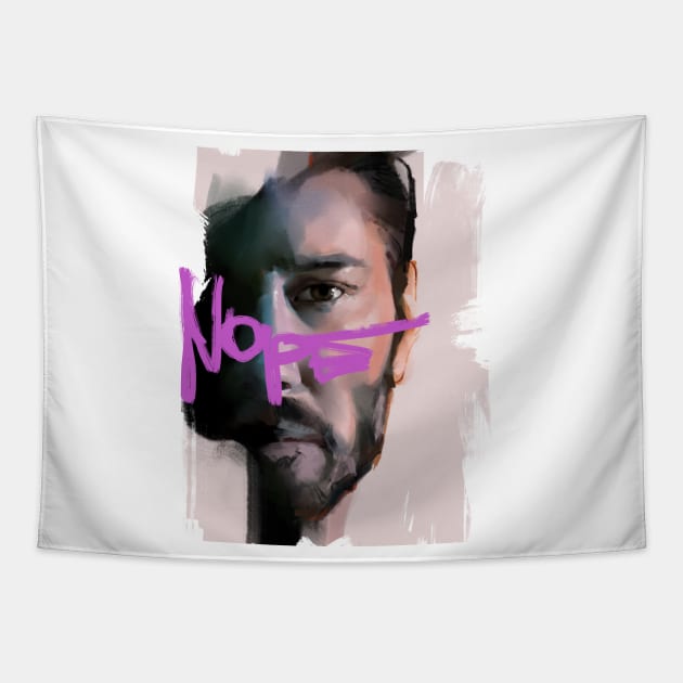 Keanu Tapestry by NKOSM