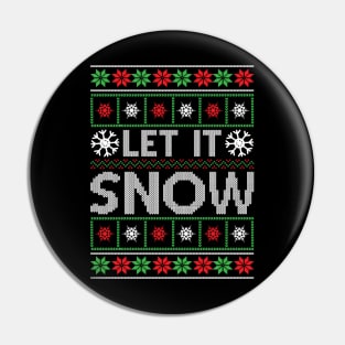 Let It Snow Pin