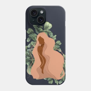 Plant lady abstract illustration 1 Phone Case