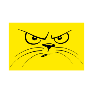 Angry Cat Face T-Shirt