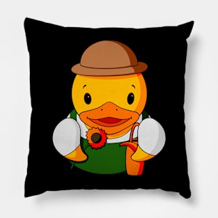 Gardener Rubber Duck Pillow