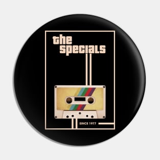 The Specials Music Retro Cassette Tape Pin