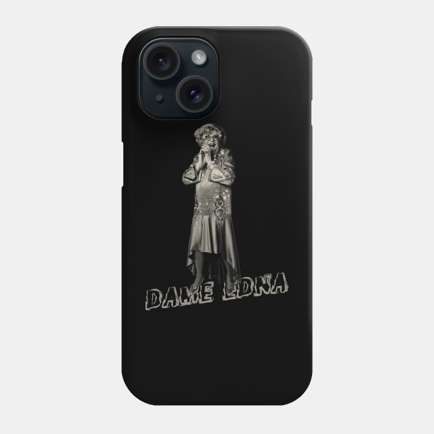 dame edna #4// black white design T-Shirt Phone Case by YukieapparelShop