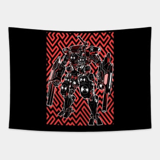 Freetekno Bass Warrior Tapestry