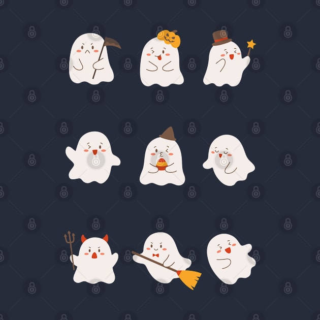 Boo Squad, Cute Ghost Design by Teesquares