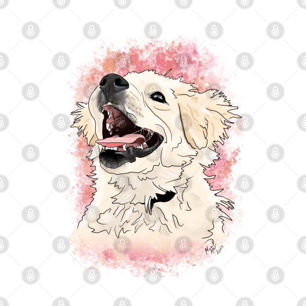 Zara the dog by MoniK ART