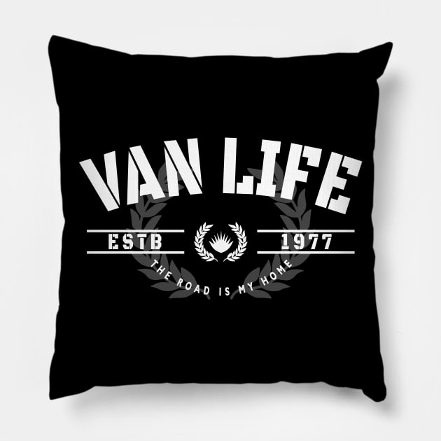 Van Life - Van Dweller Pillow by ShirtFace