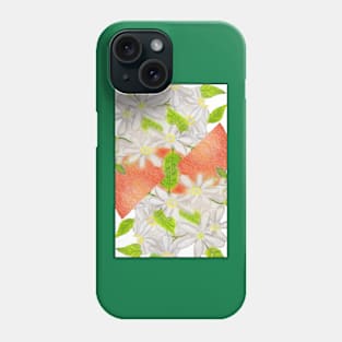 Oranges and Flowers Phone Case