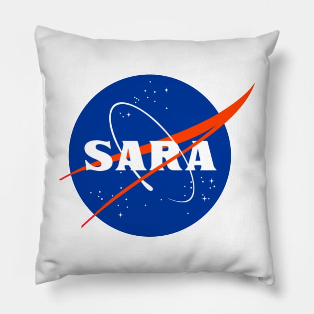 Nasa - Sara Pillow by gubdav