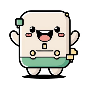 Cute happy kawaii 8-bit 16-bit pixel character T-Shirt
