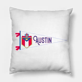 Austin Flag Pennant Pillow