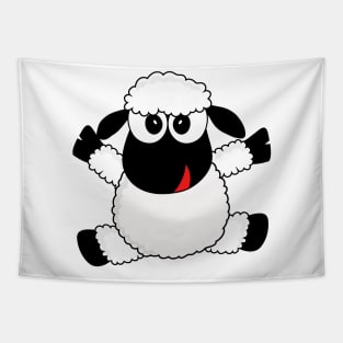 sheep smile Tapestry
