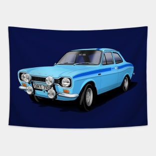 Mk 1 Ford Escort Mexico in blue Tapestry