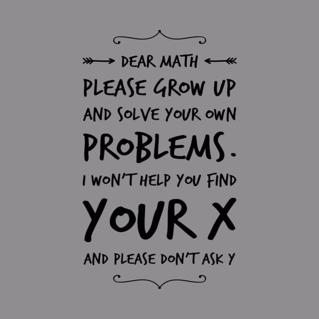 Dear Math by Afe