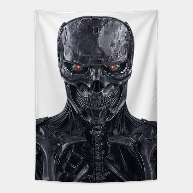 Terminator A3 Tapestry by rossi_arts