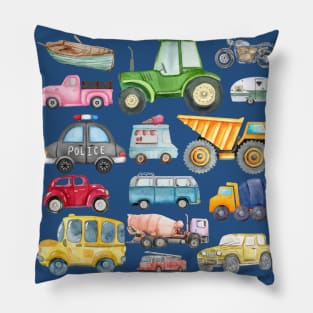 Cars, Trucks and Vehicles! Pillow